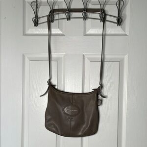 Longchamp Quadri leather Crossbody Bag